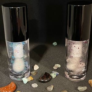 Crystal infused lipgloss